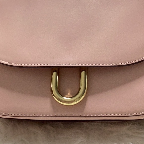 JCrew pink leather satchel/crossbody bag - Picture 6 of 15